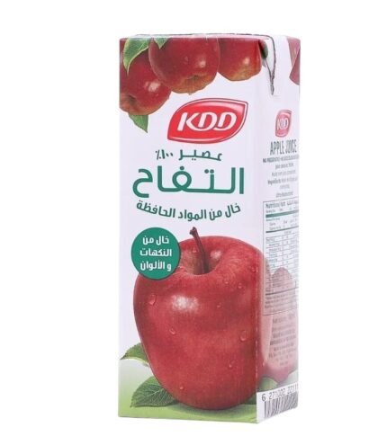 عصير كي دي دي تفاح ١٨٠ مل * ٢٤