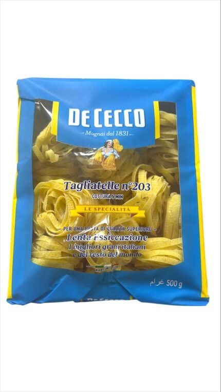 12 دي سيكو مكرونة تالياتيلي 500جرام *